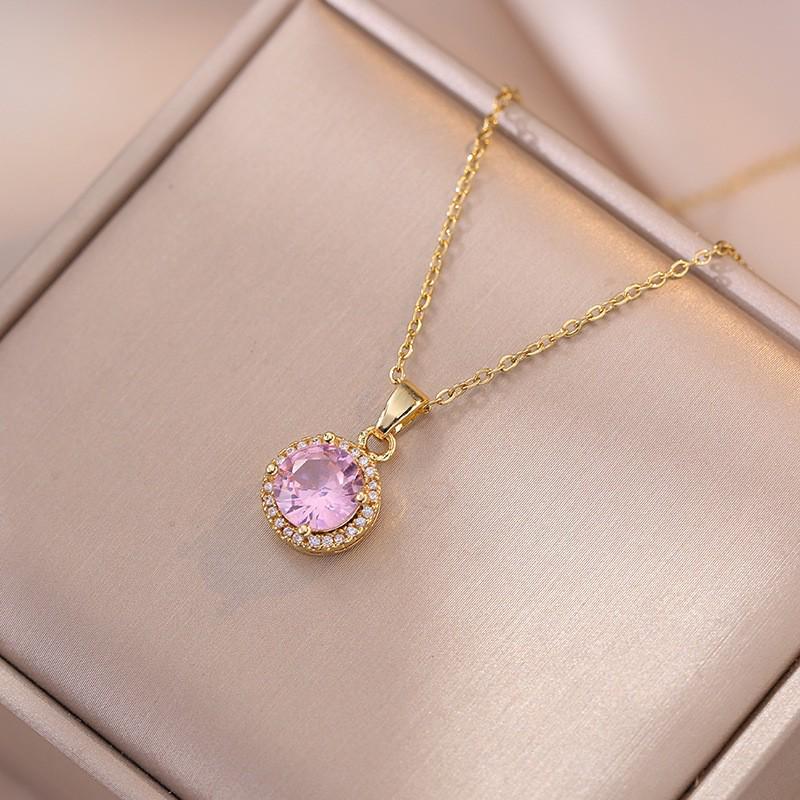 Women's Fashion Heart Pendant Necklace - Elegant, Simple Design, Versatile Clavicle Chain Jewelry