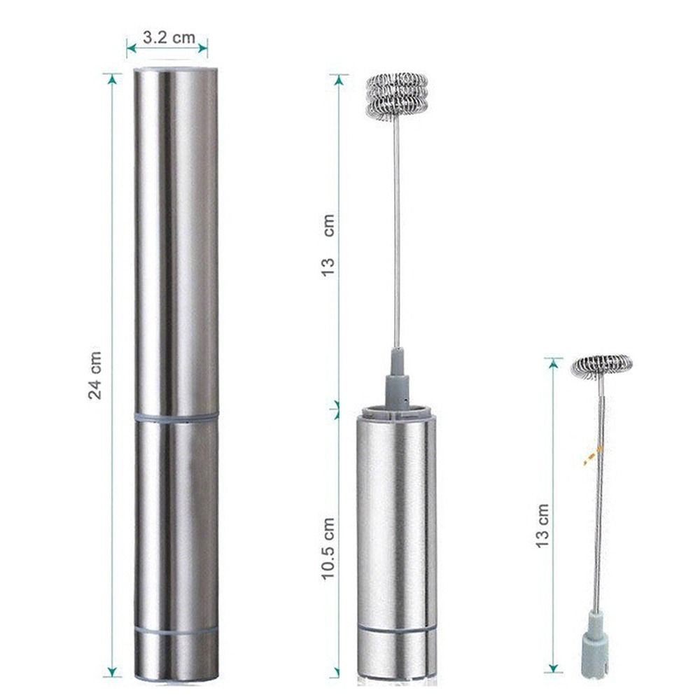 Rechargeable Wireless Milk Frother Handheld Design Handheld Mixer Cappuccino Preparation