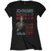John Lennon Women's John Lennon Live In Nyc T Shirt, Black (Black Black), XL UK