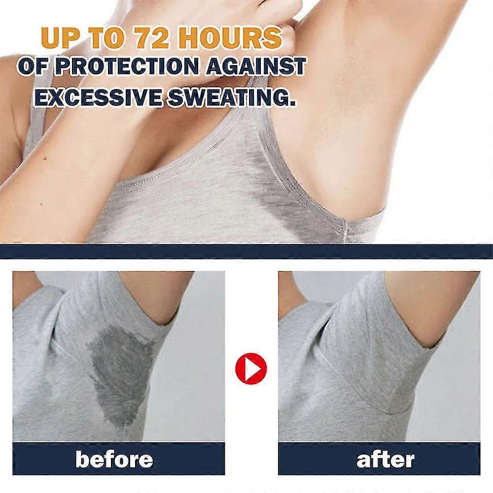 3x Antiperspirant Dew Remove Body Odor 24 Hours Lasting Keep Dry Armpits Sweat-proof Antiperspirant Dew