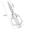 Household Cooking Food Scissors Heavy-duty Kitchen Scissors, Stainless Steel Multi-purpose Scissors for Cutting Meat