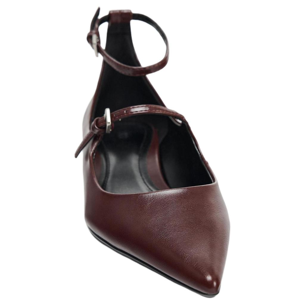 Zara Pu Comfortable Fashion Trendy Retro Mary Jane Shoes Women Shoes Crimson 11207510022