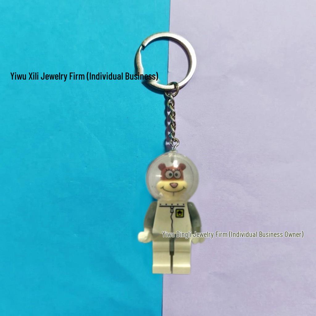 Klíčenka s přívěskem - Batman & Králík Bugs Bunny - Ozdoba na tašku pro páry