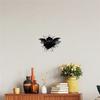Yousheng Halloween Bat Wall Stickers, 3D Wall Crack Decals, No Residue Easy Removal Wall Art for Indoor Outdoor Halloween