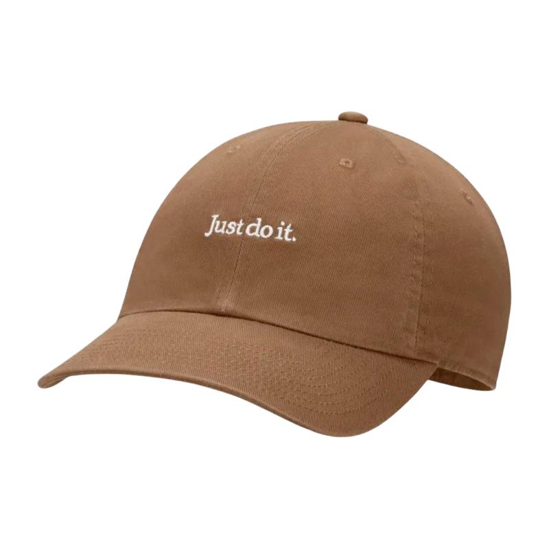 

Nike Cotton Baseball Caps Unisex Brown Casual CQ9512-270 F коричневый