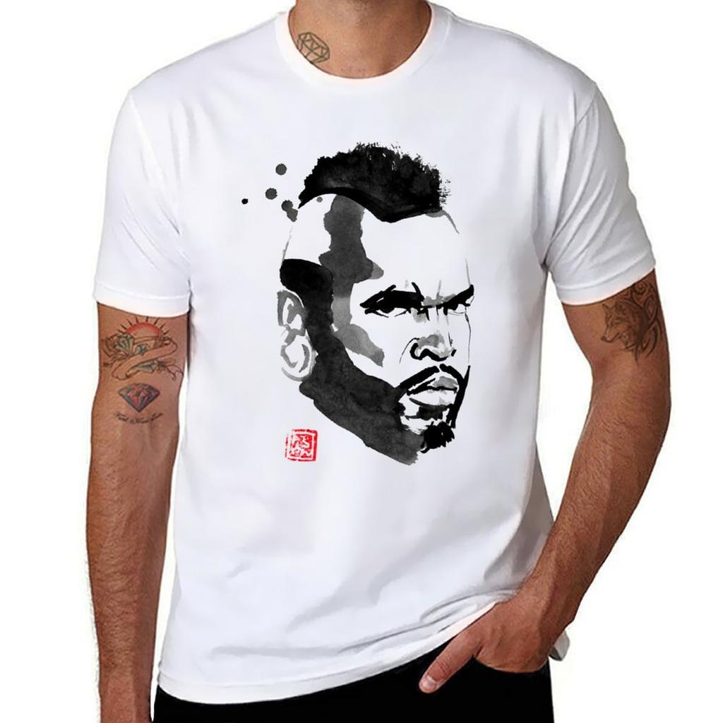 Mr. T T-Shirt Lässig Locker Kurzarm T-Shirt für Unisex T-Shirt