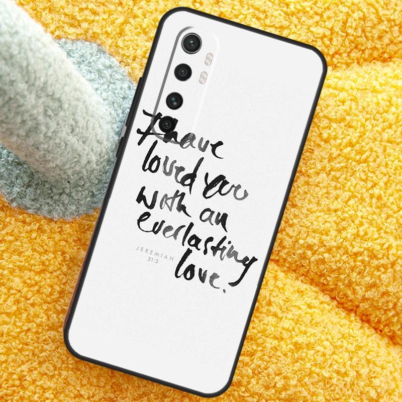 Christ Jesus Bible Verse Cross Case For Xiaomi 15 Ultra 14 13T 14T 15T 17 Pro Max  Cover For POCO X7 Pro X5 X6 F5 F6 F7 F8