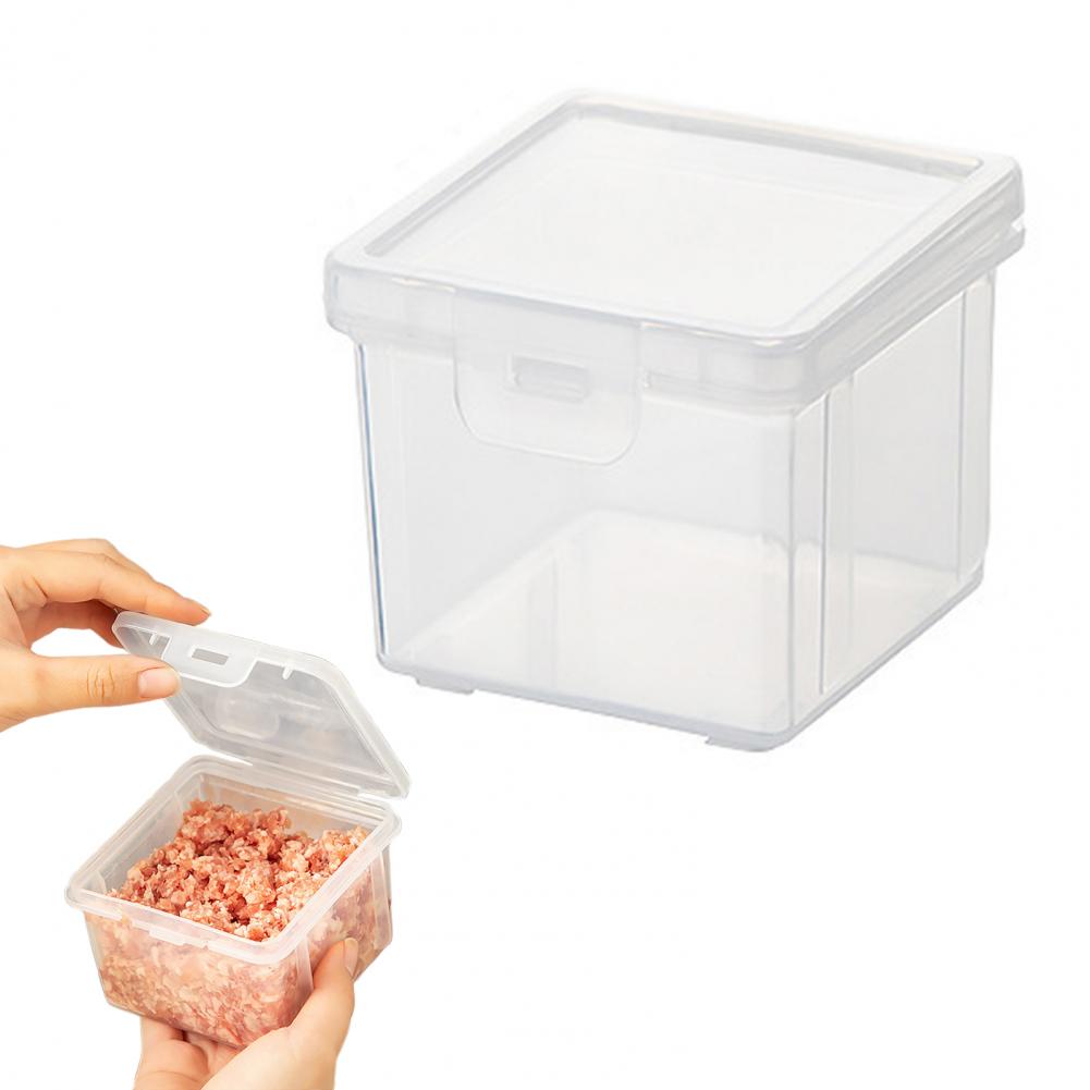 Frozing Meat Box Food Storage Container Food Grade Refrigerator Storage Box with Lid for Meat Vegetables Capacity for Fruit
