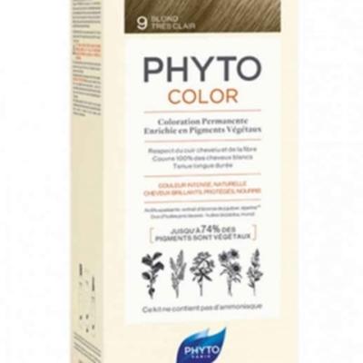 Phyto Color Permanent (Pflanzenfarbe) Haarfarbe - 9 SEHR HELLBLOND