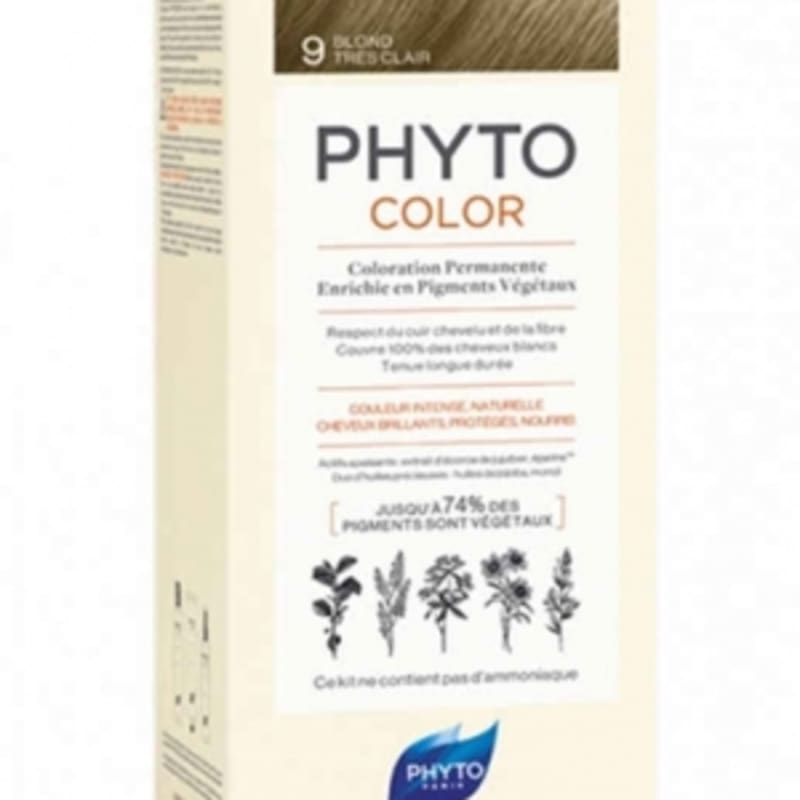 

Phyto Color Стойкая (Растительный краситель) Краска для волос - 9 ОЧЕНЬ СВЕТЛЫЙ БЛОНД