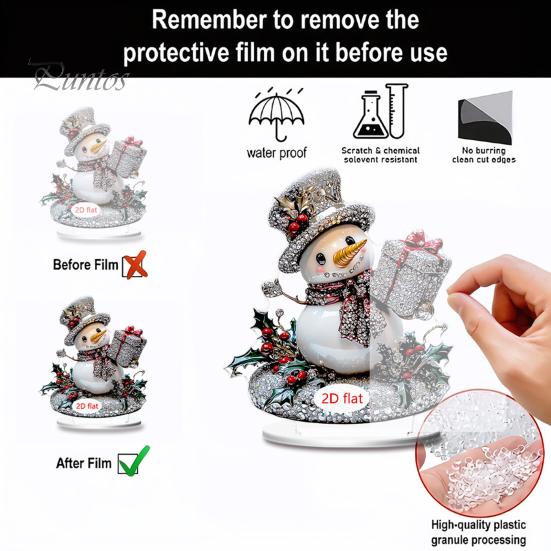 Christmas Party Supplies 2D Acrylic Angel Figurine with Warm LED Lights, Glowing Holiday Tabletop Decorative Signs Decor for Home Living Room
