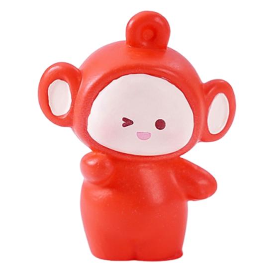 4 Pcs Mini Resin Doll Figurine Cartoon Doll Miniature Figures Tiny