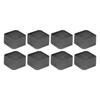 8 Set Full Covered Bed Risers Anti Slip Stackable Furniture Risers for Cabinet Washing Machine Base Tables Chairs