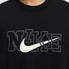Nike Skin-Friendly Fashion Versatile Simple Short Sleeve T-Shirt Men Tops Black HJ3420-010