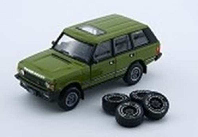 BM Creations Land Rover 92 Range Rover Classic LSE Classic Green RHD Scale Model 1/64 (64B0294)