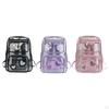 Clear Backpack Bookbag Gifts Waterproof Sturdy Kids Schoolbag PVC Transparent for Outdoor