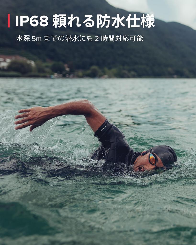 Suunto AQUA Bone Conduction Wireless Swimming IP68 Motion Posture Fatigue Hours 5m 32GB MP3 with Sports Compatible with Official Japanese Product