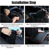 INTGET Center Console Armrest Cover for 2025 Toyota RAV4 Accessories 2024 2023 2022 2021 2020 2019 Leather Middle Console Lid Cover Pad Protector