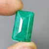 Certified Natural Colombian Green Emerald 18 Ct Emerald Cut Loose Gemstone
