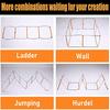 Dual-Purpose Soccer Training Jump Ladder Multifunctional Agility Ladder Speed Training Coordination Footwork Football Equipment