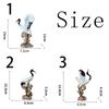 Cartoon Fairy Crane Figurine Mini Crane Resin Ornament Holiday Gift Crane Garden Statue  Bedroom