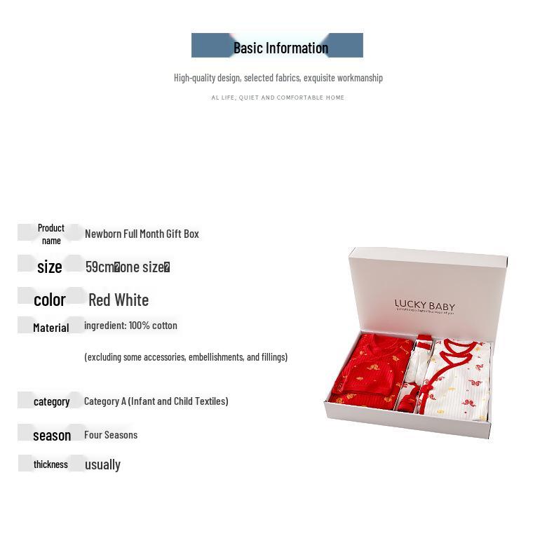 Newborn Baby Clothes Gift Set for Autumn and Winter