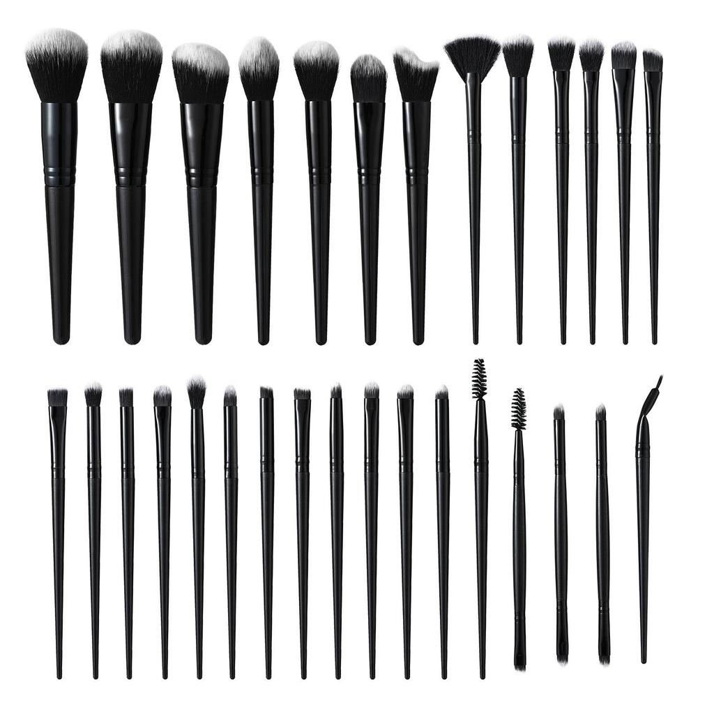 Professional 20/30-Piece Makeup Tool Set: Brushes, Sponges & Cleaning Tools