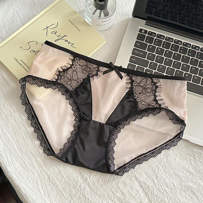 

Женское новое высококачественное атласное кружевное нижнее белье Pure Desire с низкой талией и подъемом бедер L розовый