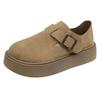 Retro platform lazy Polken single shoes women 2025 spring and autumn Korean version of the new one-pedal ugly cute big head single shoes women