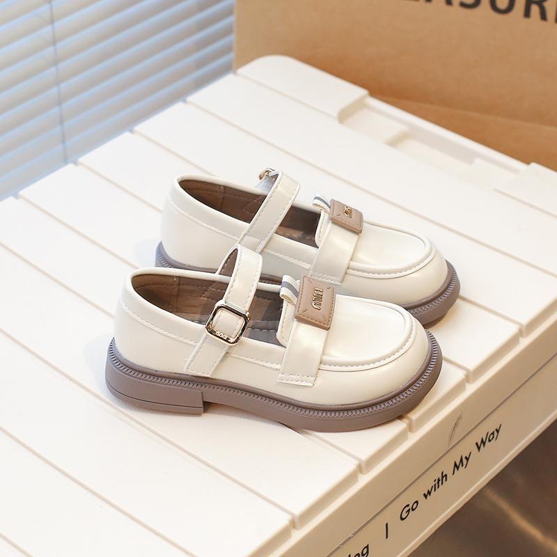 Scarpe Mary Jane Bambina Stile Britannico Scarpe Piatte Casual Principessa per Bambini