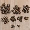 10PCS Handmade Retro Bronze Bell Small Copper Jingle Bells Necklace Bracelet Making Tools Campanula Accessory Home Decor Crafts