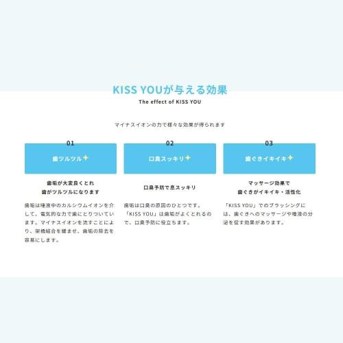 KISS YOU Ionic Toothbrush, Regular, Firm (Random Color)