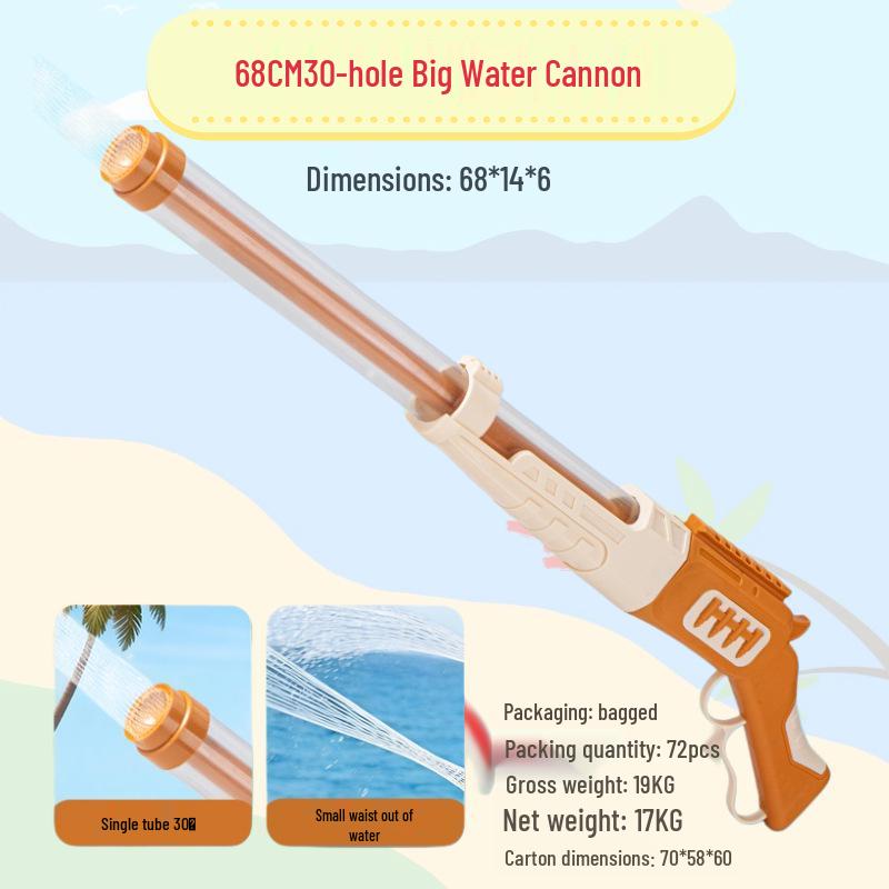 Summer Splash Festival Gatling Water Cannon Toy - Large Children's Water Gun