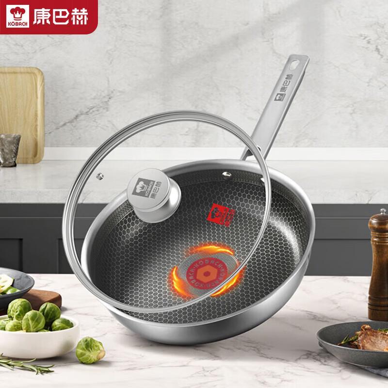 

KOBACH 26 см 304 Нержавеющая сталь Сотовая сковорода