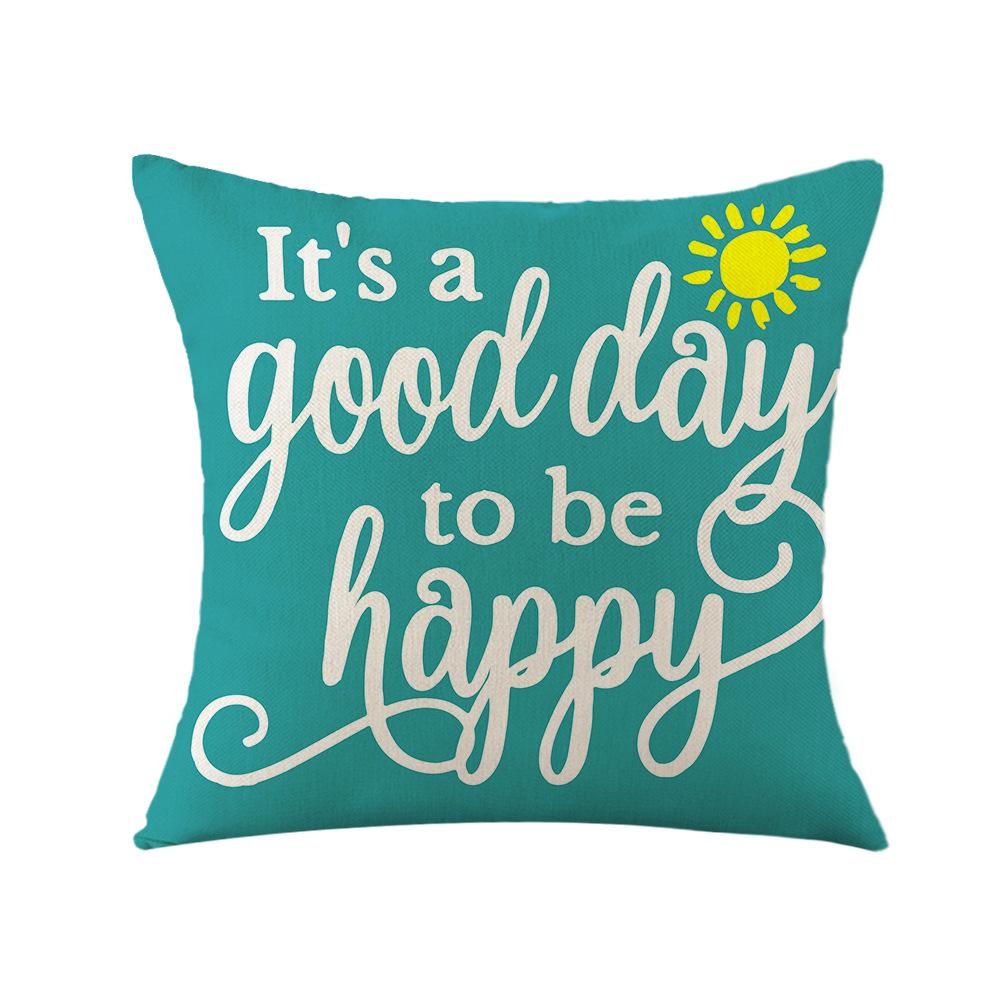 Spring Pillow, Daisy Pillowcase, New Printed Pillow, Office Sofa Pillowcase