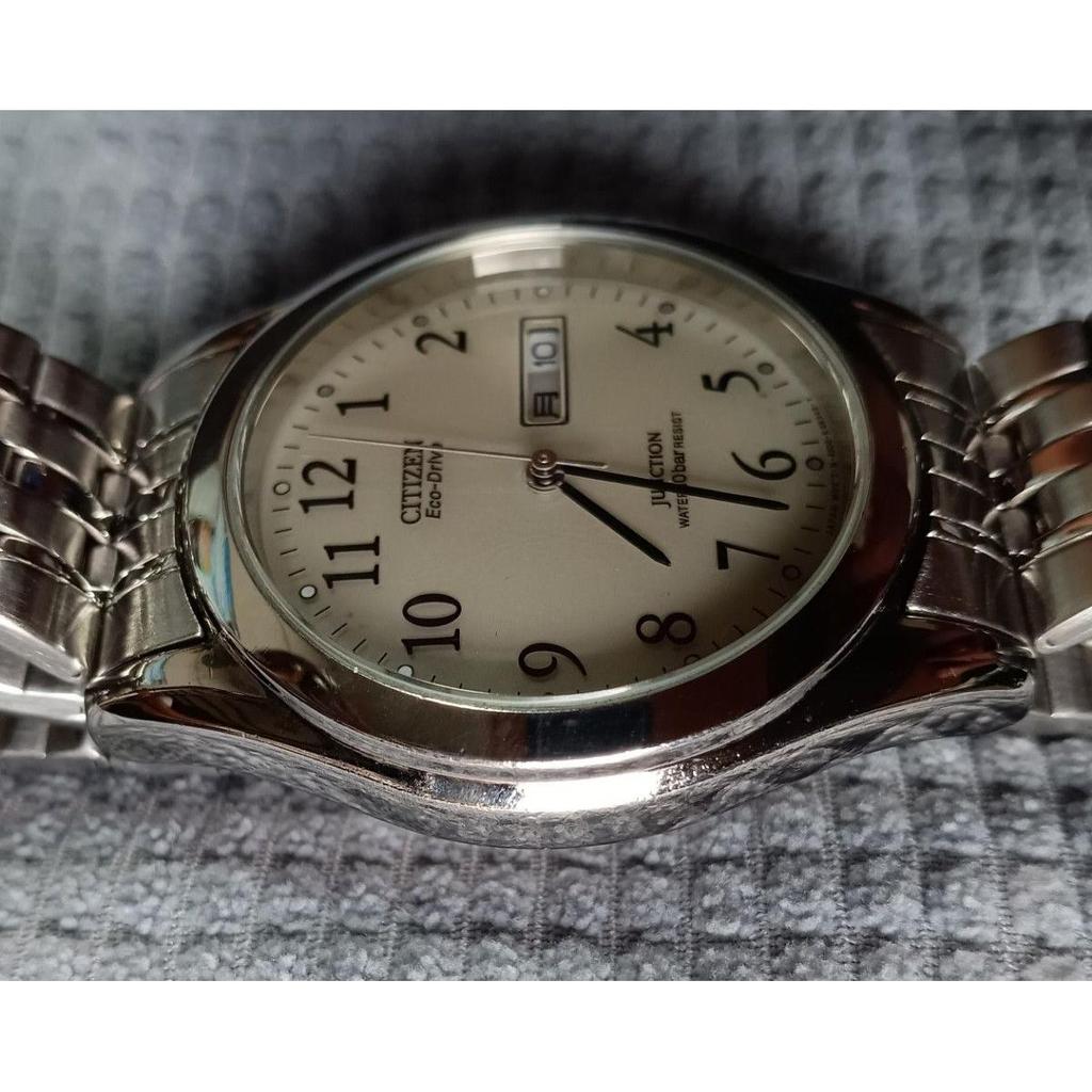 Used CITIZEN Eco-Drive JUNCTION Men's Watch Silver