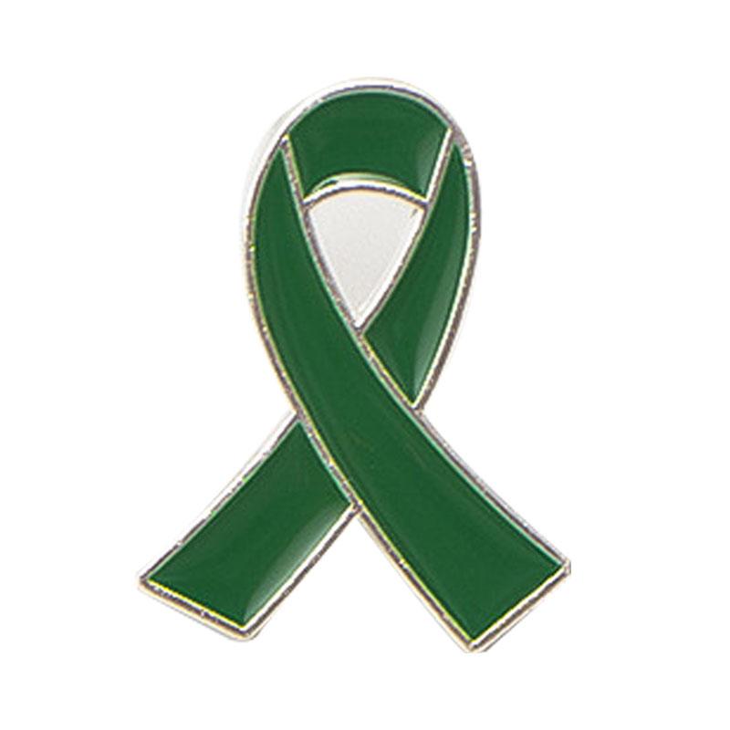Green Small Size Breastpin Elegant Comfortable Feel Simple Fashionable Alloy Brooch Pin for Work Dating