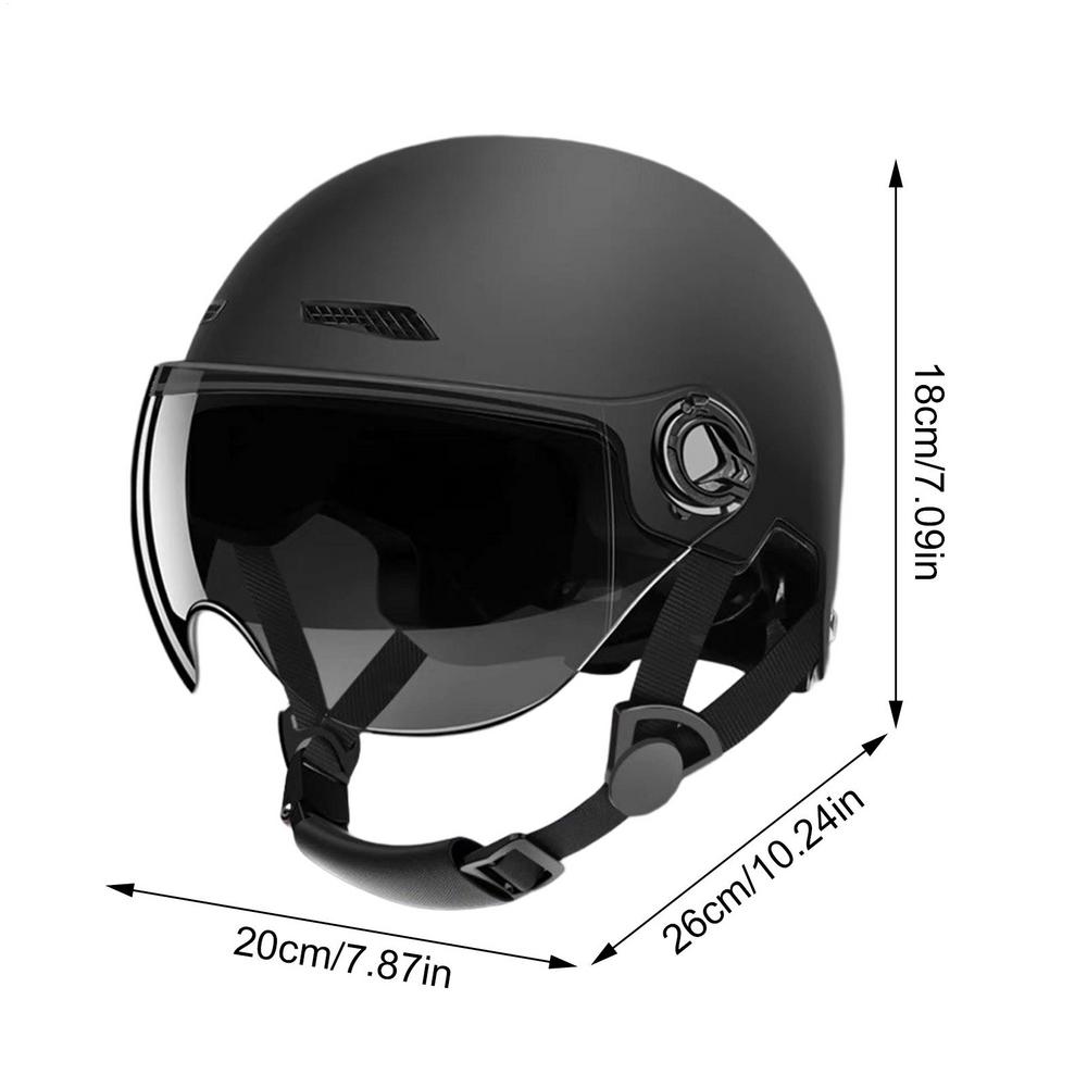 Vintage Motorcycle Classic Helmet Retro Scooter Half Helmet Men Women Safe Cycling Helmet Road Bike Bicycle Head Protection