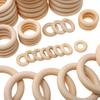 1-20Pcs Raw Wood Ring DIY Accessories