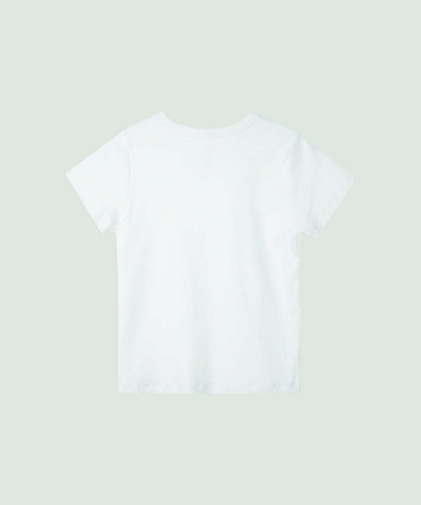 Poeteuseoul Basic Round T-Shirts_Ivory