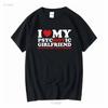 Ich liebe meine psychotische Freundin, also bitte bleib weg T-Shirt S Für Ihn Heißes Herren P 592 Lang- oder Kurzarm Vintage-Waschung