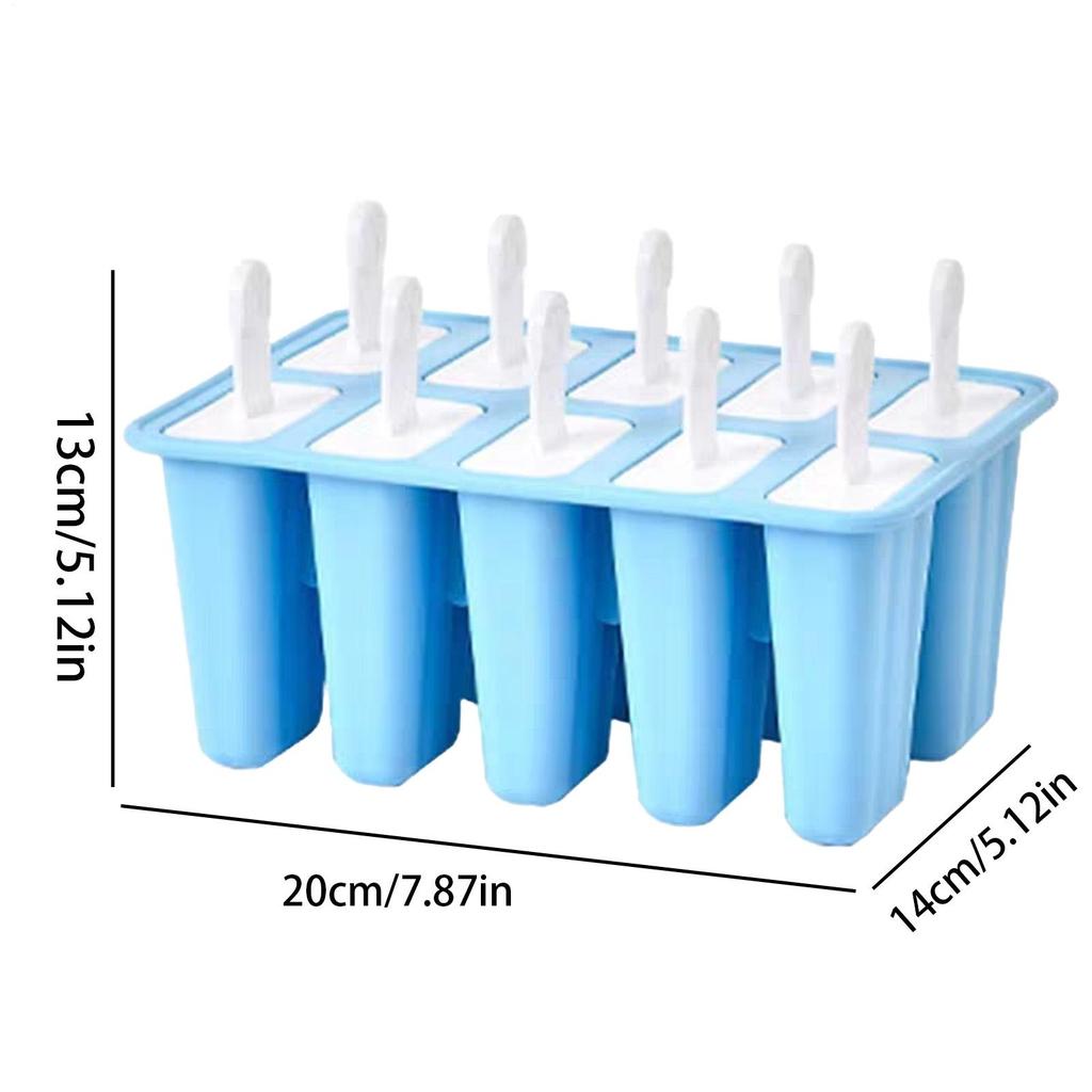 Eisformen mit Stielen Leicht lösbarer Eis am Stiel-Maker Mehrfach-Kavität Wiederverwendbares Herstellungswerkzeug Cakesicles-Form für Teenager Kinder