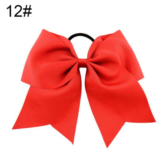 Fashion Women Elastic Big Bowknot Ring Rope Ponytail Holder Hair Accessories