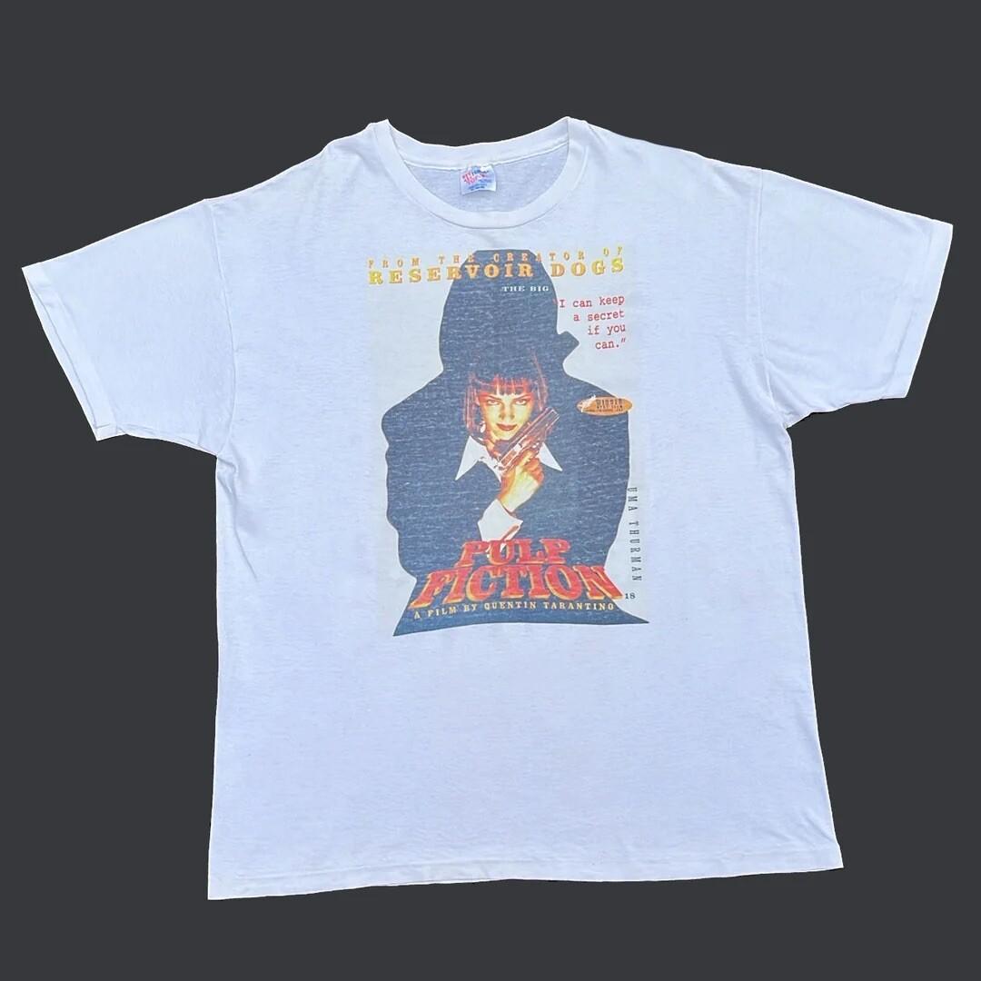Pulp Fiction 1994 90s Vintage Quentin Tarantino Movie Promo Cannes Unisex T-Shirt S