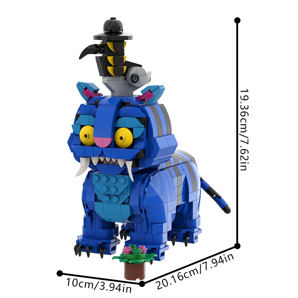Gobricks Moc K-Pop Demon Hunters Lion Crow Bricks Model K-Pop Demon Hunters Rumi Sussie Demonic Magpie Building Blocks Toys Gift