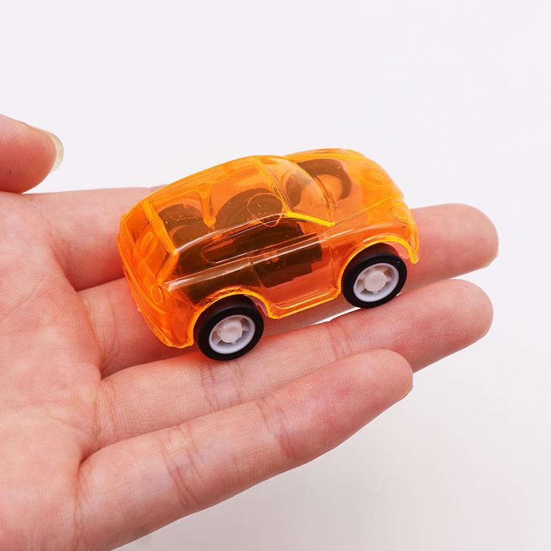 Childrens Mini Cartoon Transparent Spin Drive Car Toy For Brain Development And Handeye Coordination