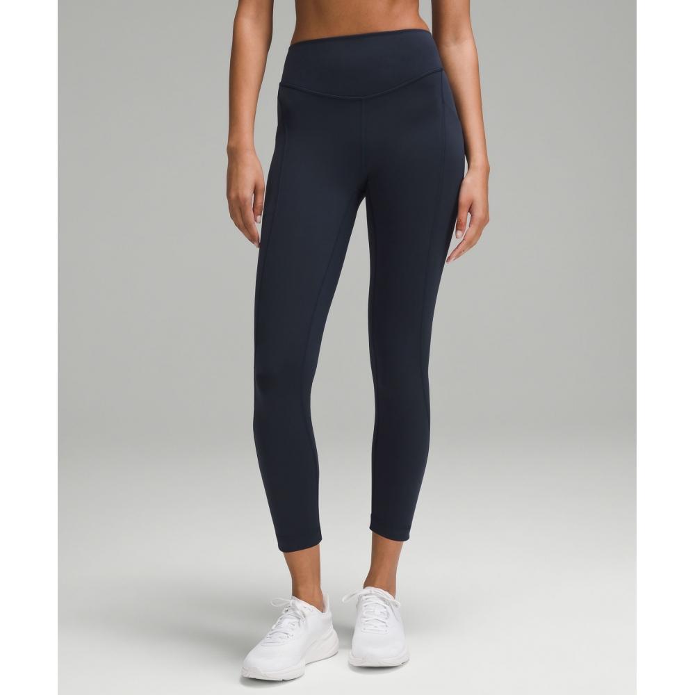 

Lululemon WUnder Under Smoothcover Tight With Pockets 25 True Navy 2