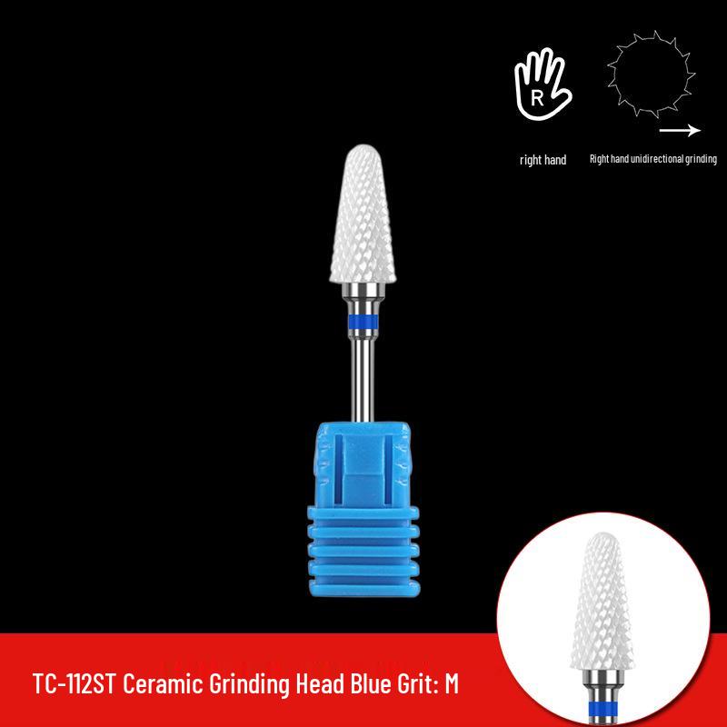 Single Bullet-Shaped Ceramic Nail Grinding Head 2.35