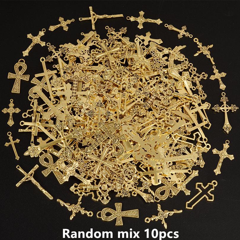 Random Mix Vintage Metal Big Key Charms Pendants For Jewelry Making Supplies DIY Handmade Keychain Decoration 10/20/30pcs Charm