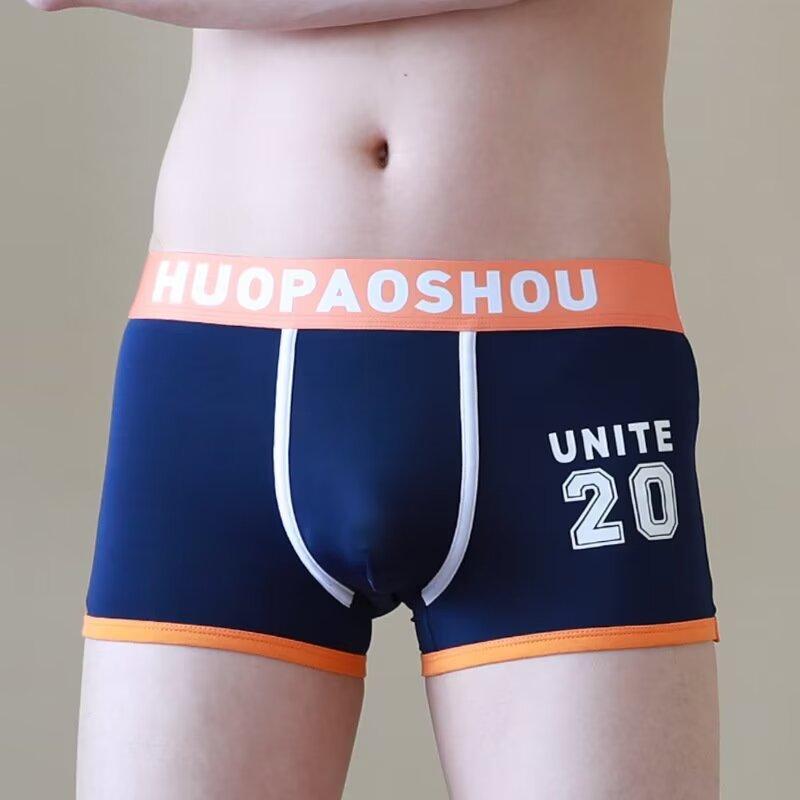 

Забавное новое мужское нижнее белье, шорты для взрослых, джинсовые джинсы с принтом, хлопковое эластичное нижнее белье XXXL
